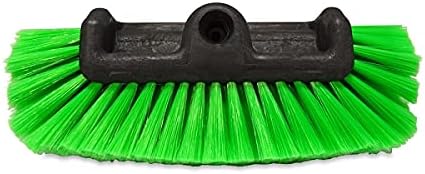 Detail King 5 Level Nylon Truck Wash Brush (Single) - Super Soft, Green Flagged Bristles - 5 Level Bristle Design
