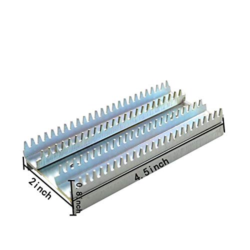 Buff Rake Metal Plate Replacement Buffing Wheel Rake Teeth with 2 Set Screw