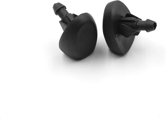 Compatible with MITSUBISHI WATER SPRAY JET WASHER NOZZLE BLACK FIT FRONT WINDSHIELD