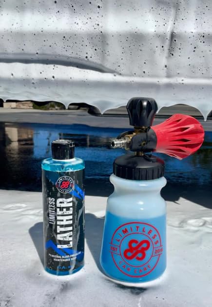 Limitless Car Care Lather Gloss Enhancing Maintenance Soap 16oz