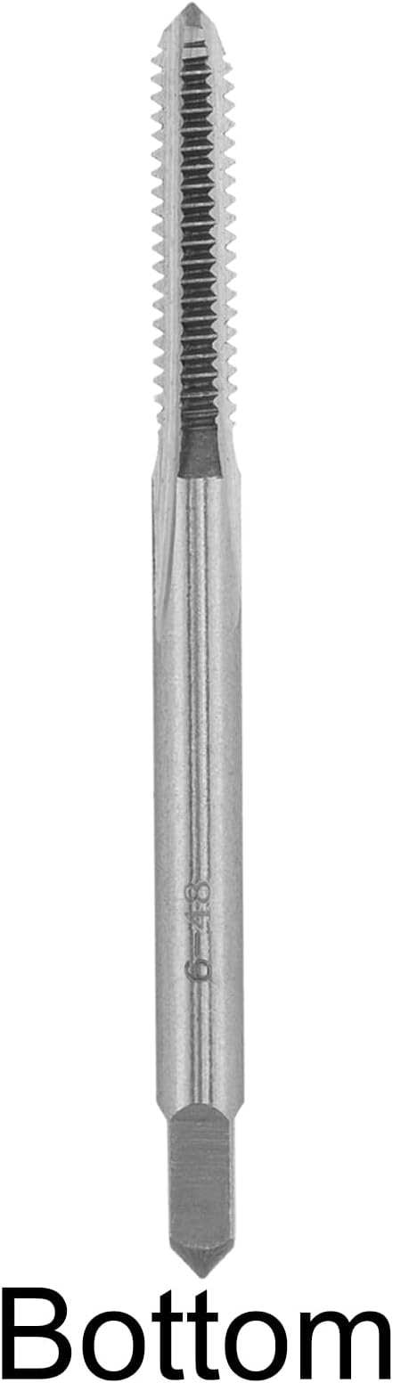 3Pcs 6-48 UNC Hand Tap, #6-48 Threading Hand Tap Right Hand
