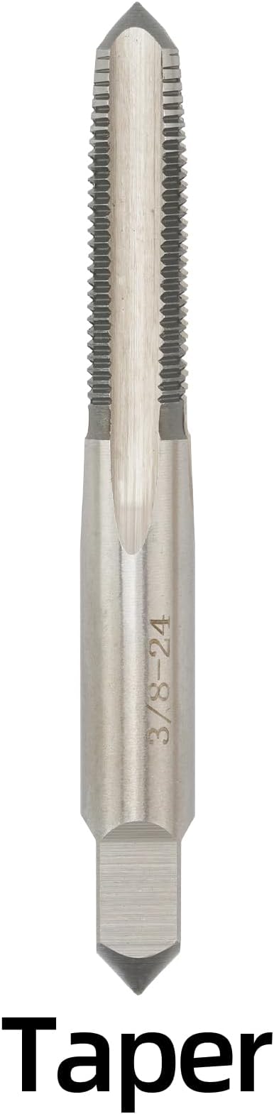 3/8"-24 UNF Hand Tap Right Hand, 3/8 x 24 Threading Hand Tap 3Pcs