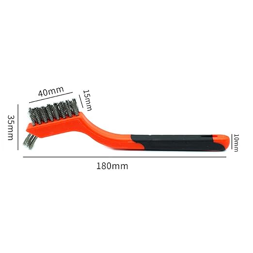 3pcs Small Stainless Steel Little Wire Brushes Set for Cleaning Rust Removal