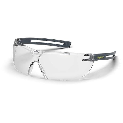 HexArmor LT400 z87 Lightweight Safety Glasses, Clear Lens, TruShield-2SF Anti-Fog Coating, Single