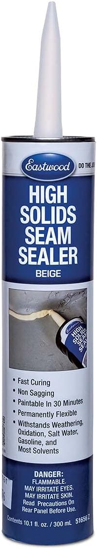 Eastwood Flexible Insulated Waterproof Beige Seam Sealer Cartridge Floor Trunk Fender | 1 Pack