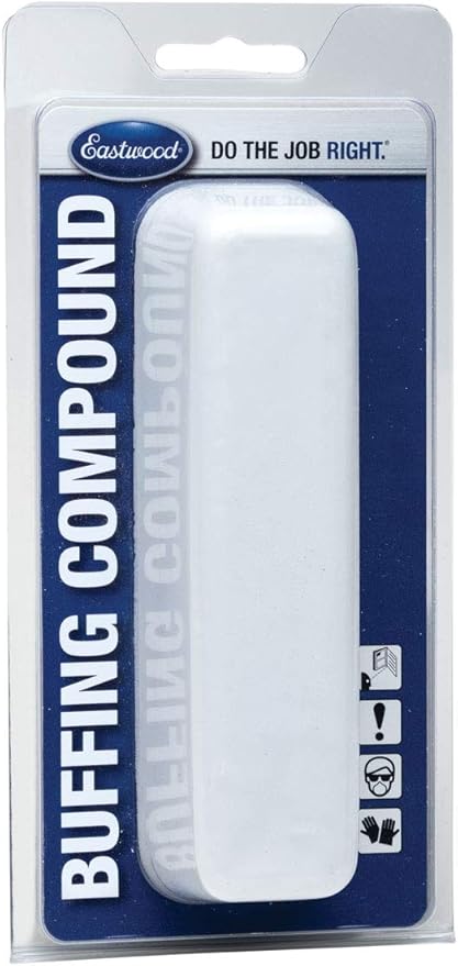 Eastwood White Rouge Buffing Sharpening Polishing Compounds 12 Oz Brick to Remove Scratches Rust Corrosion Burrs All Types of Martial