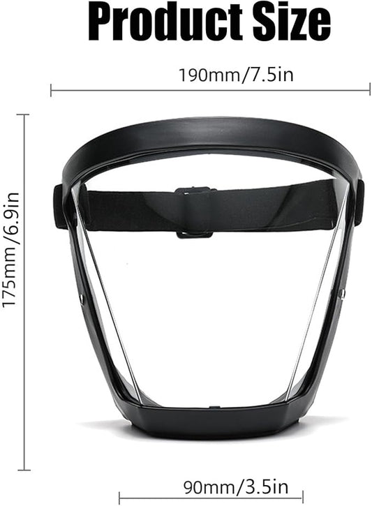 WHANIDU Face Shield, Tooltekt Anti-Dust & Fog-Free Face Shield,Anti-Fog Protective Full Face Shield