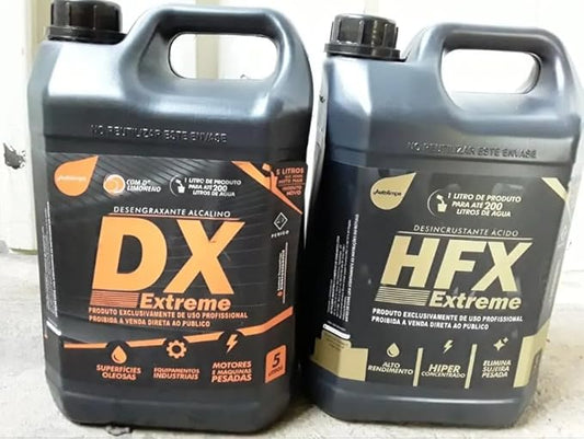 Autolimpe Extreme Cleaning Kit – DX Extreme Degreaser 5L + HFX Extreme Descaler 5L