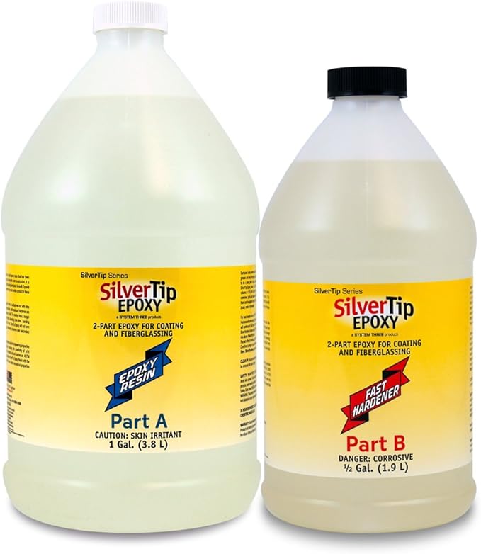System Three SilverTip Epoxy Resin with Fast Hardener, 1.5 Gallon Kit