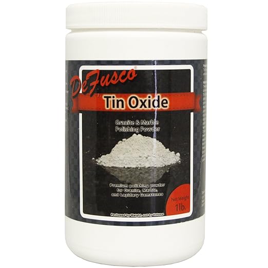Tin Oxide Polishing Compound - Granite and Marble Polish Powder for Lapidary, Minerals, and Other Gemstones - 1lb
