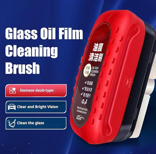 2026 Upgrade Clear Vision Glass Cleaner, Oil Film Cleaning Brush for Automotive Windows, Clearvision Cars Windshield Cleaner Tool, Universal Cleaning Wipe
