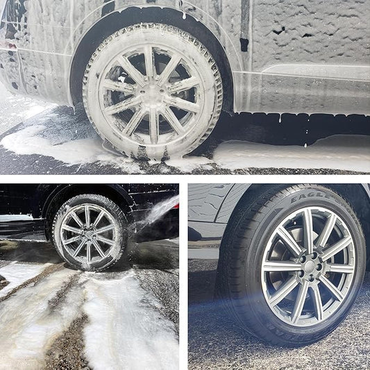 Foam Cannon Ready to Use - Touchless Car Wash Shampoo (1 Gallon, 128 oz) – No Mixing Ratio Required - Commercial Grade Auto Cleaner – Great for Cars, Trucks, Motorcycles, Mopeds, ATVs - Wash Chems (4)