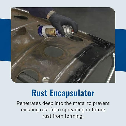 Eastwood Rust Encapsulator Aerosol | Quick Drying with UV Resistance and Heat Resistance up to 400 Degrees Fahrenheit | 15 Oz, Black