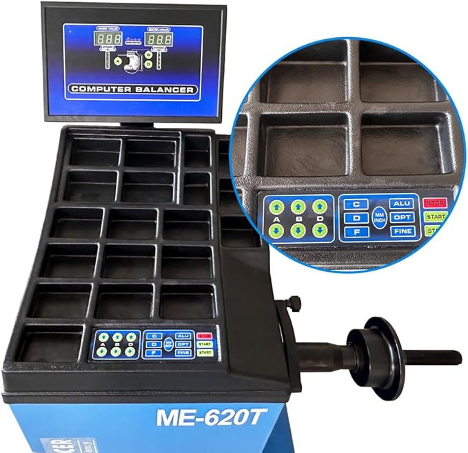 KATOOL ME Tire Changer Machine Wheel Balancer Machine Combo Tire Changer Tire Machine for Repair Shop and Home Garage (450combo)