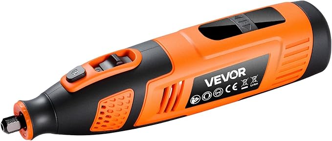 VEVOR 119-Piece Cordless Rotary Tool Kit, DC12V Portable Mini Power Rotary Tool, 28-Level Speed 5000-32000 RPM Multi-Purpose DIY Tools for Engraving, Sanding, Polishing, Carving, Cutting, DIY Crafts