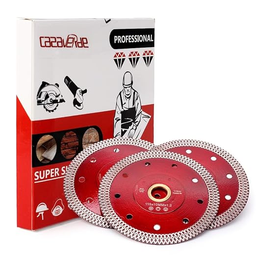 3 Pcs/Lot 4.5" Tile Blade Super Thin Porcelain Diamond Saw Blade for Porcelain Tile Granite