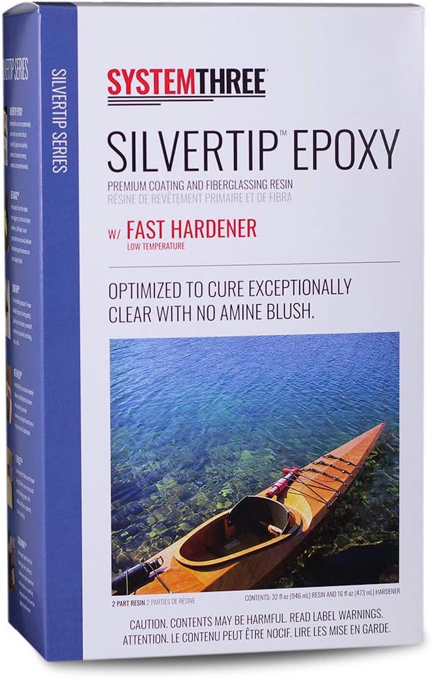 System Three SilverTip Epoxy Resin with Fast Hardener Kit, Clear, 1.5 Qt