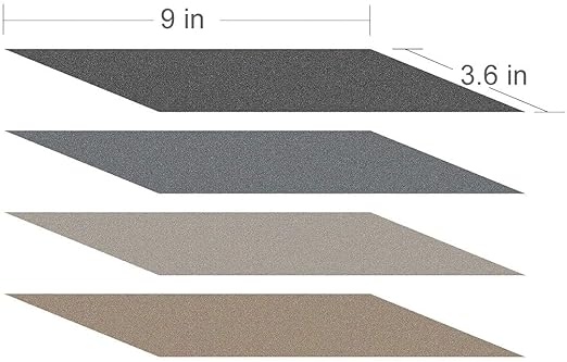 VIBRATITE 48 Pieces Wet Dry Sandpaper, 320 to 10000 Fine Grit Sand Paper Assortment Pack, 9 x 3.6 Inch Sanding Sheets for Automotive Wood Metal Polishing Finishing