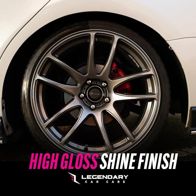 Legendary Gloss Dressing 16oz - Tire Shine Spray & Plastic Restorer – Water Based Tire Shine & Non-Greasy Interior/Exterior Detailing Spray - Trim, Rubber, Vinyl & Plastic Restorer for Cars
