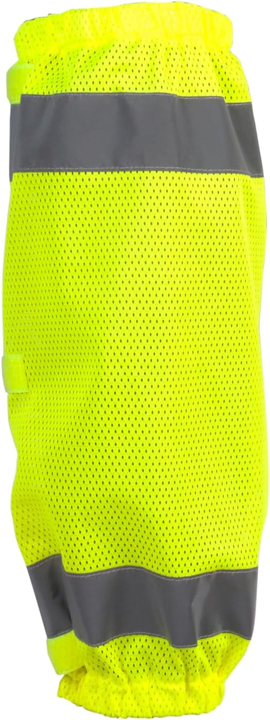 Pyramex RLG10 Leg gaiters in hi vis lime