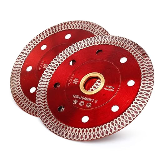 4inch Super Thin Diamond Porcelain Blade for Cutting Porcelain Tile Granite Marbles (DC-SXSB01-2pc)……