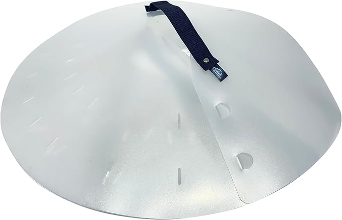 Jokari Adjustable Tire Cleaning Shield, Fits 13-22 Inch Tires, Protects Rims and Hubcaps from Overspray, Durable Plastic Cone with Hand Strap for Easy Use and Accuracy