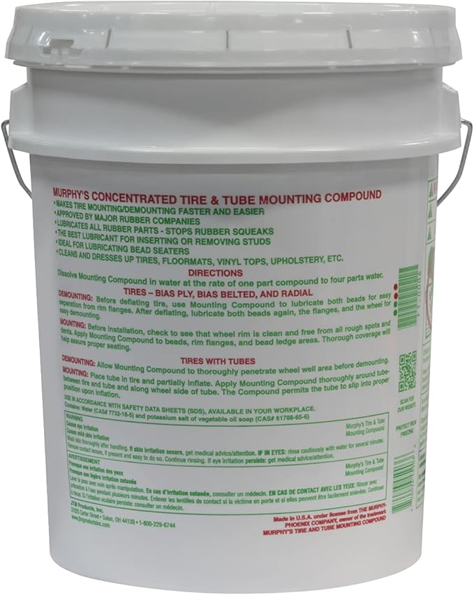 Murphy's Concentrated Tire and Tube Mounting Compound Lubricant