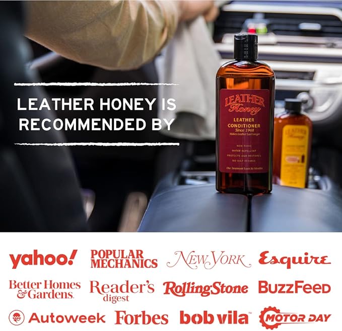 Leather Honey Combo Wipes with 16oz Spray Cleaner