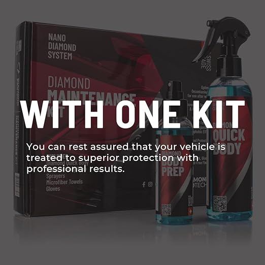 DIAMOND PRO TECH - Diamond Body 36 Kit - Body 36 30ml Plus Body Prep 100ml Kit; Super-Hydrophobic; 3 Years of Protection; Nanodiamond Protective Coating; Effortless Application