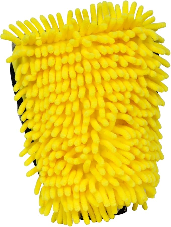 Mr. Detroit - 2pc Car Wash Kit Foam Blaster and Chenille Car Wash Glove Scratch-Free Wash Mitt for Cars Trucks Boats Garden Home Use & More