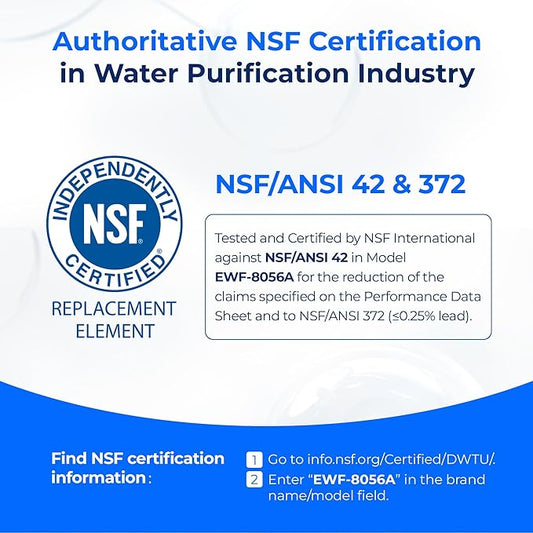 Waterdrop RV/Marine Water Filter, Camper Water Filter, NSF Certified, Garden Hose Filter, Greatly Reduces Chlorine, Bad Taste, Odor, 2 Pack