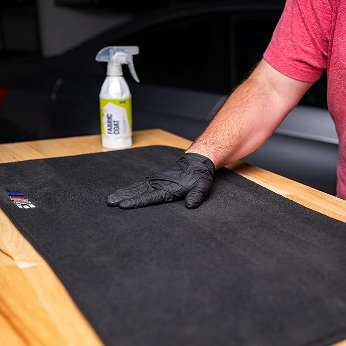 Gyeon Quartz Fabric Coat Super‑Hydrophobic UV‑Resistant Ceramic Textile Protectant for Upholstery Carpet Convertible Tops Stain Repellent Self‑Cleaning Long‑Lasting Protection