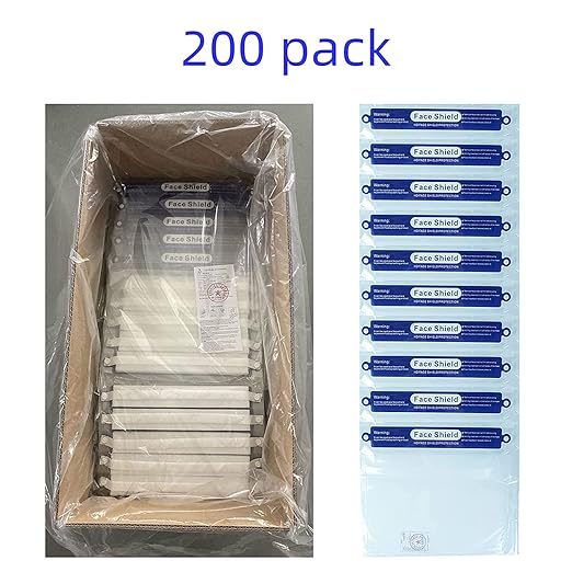 reusable face shield Full Face Anti-Fog face shields Wind&Dustproof Transparent adjustable face shield mask for adults【10 pcs】
