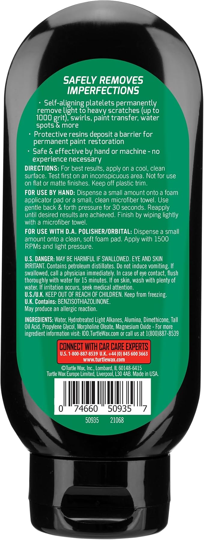 Turtle Wax 50935 Scratch Repair and Renew, Removes Fine Surface Scratches, Swirls, Paint Transfer, for Vehicles Including Cars, Trucks and Motorcycles, Safe for All Paint Colors, 7 oz. (Pack of 1)