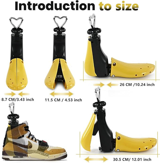 WANNUOQI Shoe Stretcher For Women Men,Boot Stretcher Women Men,Shoe Expander Widener Stretch Length Width