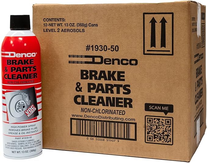 Denco # 1930-50 Brake & Parts Cleaner - 50-State Compliant - 13 OZ Per Can - Non-Chlorinated - 12 to 960 Cans/Case (24)