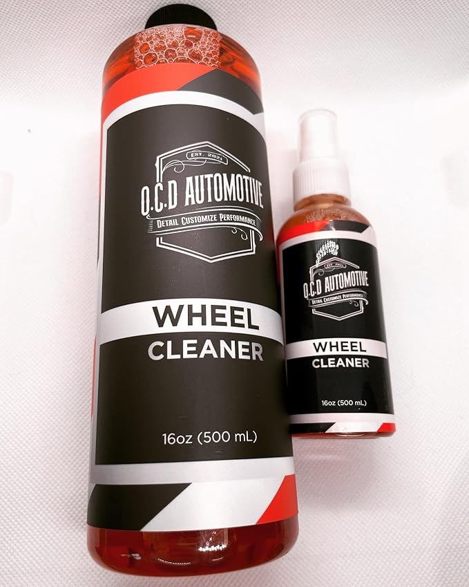 O.C.D AUTOMOTIVE Wheel Cleaner | Safe for All Tires, Brakes, & All Wheel Types, Ultimate Touchless Formula (for Cars, ATVs, & Trucks) (4oz Sample Bottle)