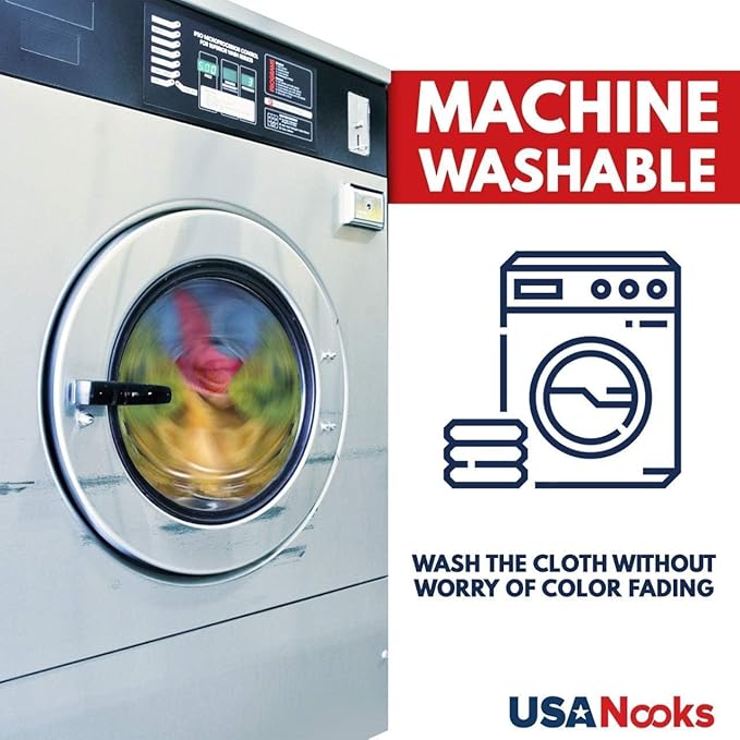 USANOOKS Microfiber Cleaning Cloth - 50Pcs (12.5x12.5 inch) High Performance - 1200 Washes, Ultra Absorbent Towels for Cars Weave Grime & Liquid for Streak-Free Mirror Shine