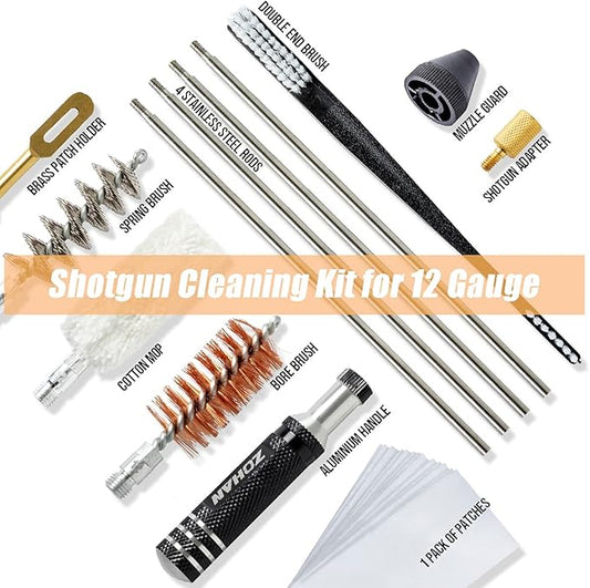 ZOHAN Shotgun Cleaning Kit for 12 Gauge,Shotgun Cleaner Supplies Gun Cleaning Kit with Gun Cleaning Brush