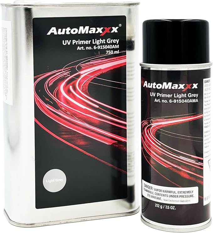 Colad AutoMaxxx UV Primer, 7.5 fl oz Aerosol Can, Light Grey