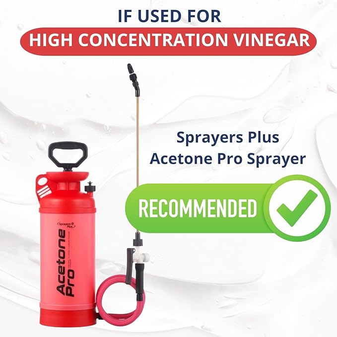 Sprayers Plus Acid Pro Compression Sprayer, Acid Resistsant, Leak-Free, Acid Stain Professional Sprayer,2-Gallon