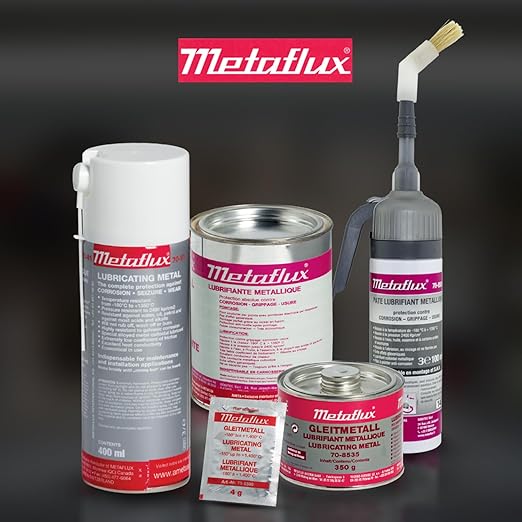 Titanium Corrosion Inhibitor and Lubricant Spray for Metal –Industrial Heavy Duty Rust Prevention Spray for Automotive –Water Resistant Non-Flaking Aluminum-Free Fluid Film by Metaflux 13.5 Oz 1 Pack