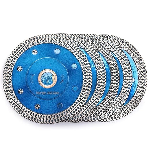ZERICHIVE 5Pcs/Lot Super Thin 4" Tile Diamond Blade Porcelain Saw Blade for Cutting Porcelain Tile Granite Marbles