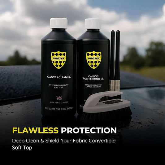 PROTEX Convertible Soft Top Care Kit with Canvas Cleaner & Waterproofer