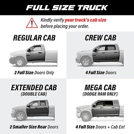 Ultimum Series Truck Cover for Dodge Ram 2500 2012-2018 Mega Cab Pickup 6.4 Feet Bed All Weather Protection Dust, Sun, Snow, RainProtection Indoor Outdoor