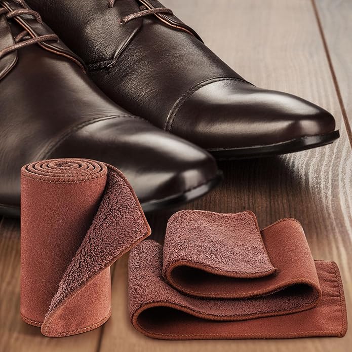10 Pcs Shine Shoes Cloth Kit Polish Dauber Applicators Cleaning Leather Shoes Boots Microfiber Care Cloths Suede Cleaner