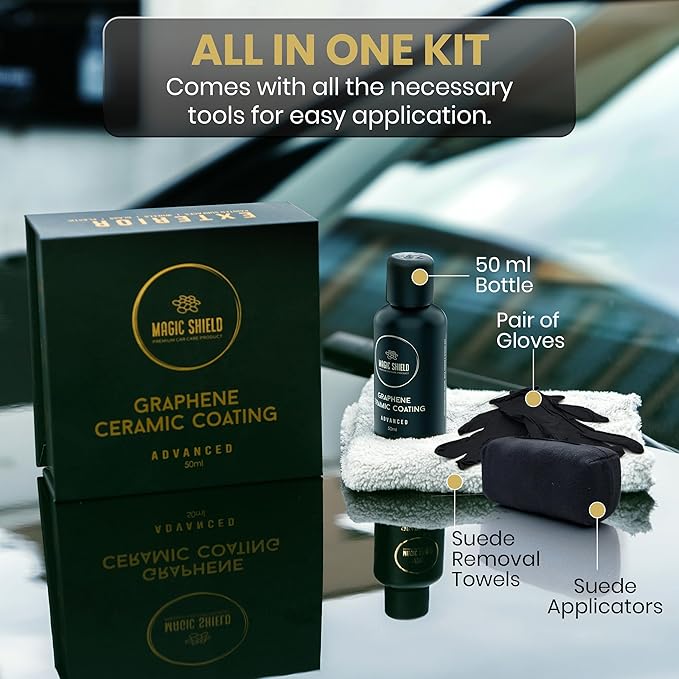 Graphene Coating for Cars β Self-Healing, 5+ Years Durability β Advanced SiO2 Ceramic Protection - High Gloss, Anti-Scratch - Perfect for Cars, Motorcycles, Marine, and RVs