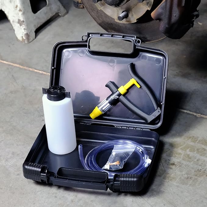 Phoenix Systems V-5 Reverse Brake and Clutch Bleeder (Includes Bottle and Hard Case), One Person, Fits All Makes and Models