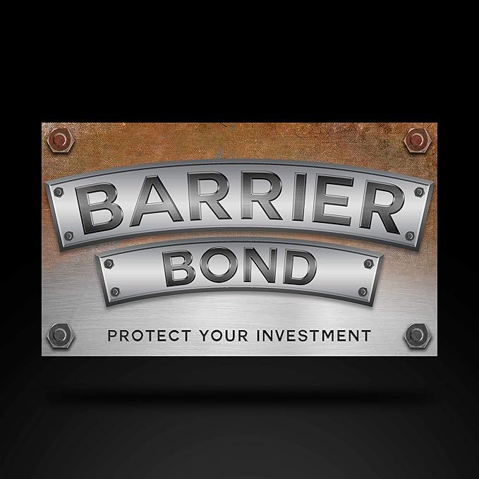 Custom Shop Barrier Bond - Rust Converter, 10-Ounce Spray Rust Remover for Metal - for Auto, Industrial, Home Metal Treatment & Protection