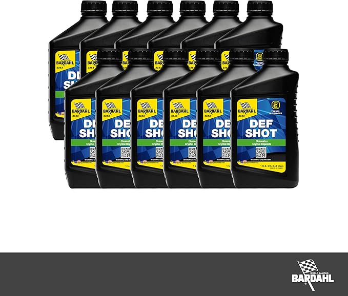 Bardahl DEF-Shot 3353 - The Ultimate DEF Cleaner and Anti-Crystallization Diesel Additive Reducing DEF Consumption - 32oz